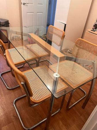Image 3 of Glass dining table for sale