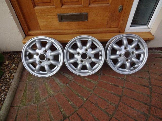 Preview of the first image of 3 Genuine Original RSP Minilite Wheels for sale.