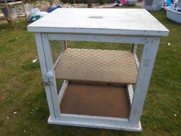 Image 1 of Old French Meshed Cheese larder Cupboard