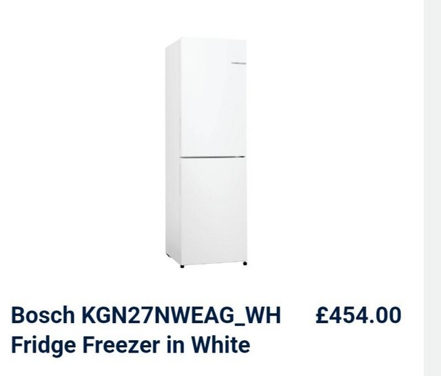 Preview of the first image of Bosch fridge freezer brand new.