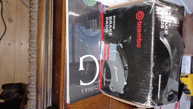 Preview of the first image of Brake Pad Set (Brembo Prime) for rear disc brakes fits Hyund.