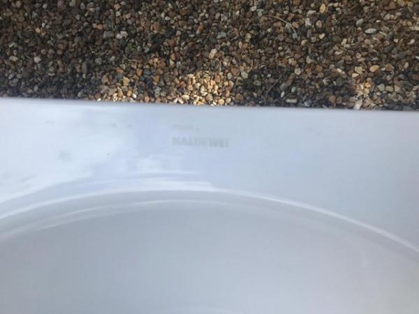 Image 3 of Kaldewei steel white bath 170cmx75cm with leg set
