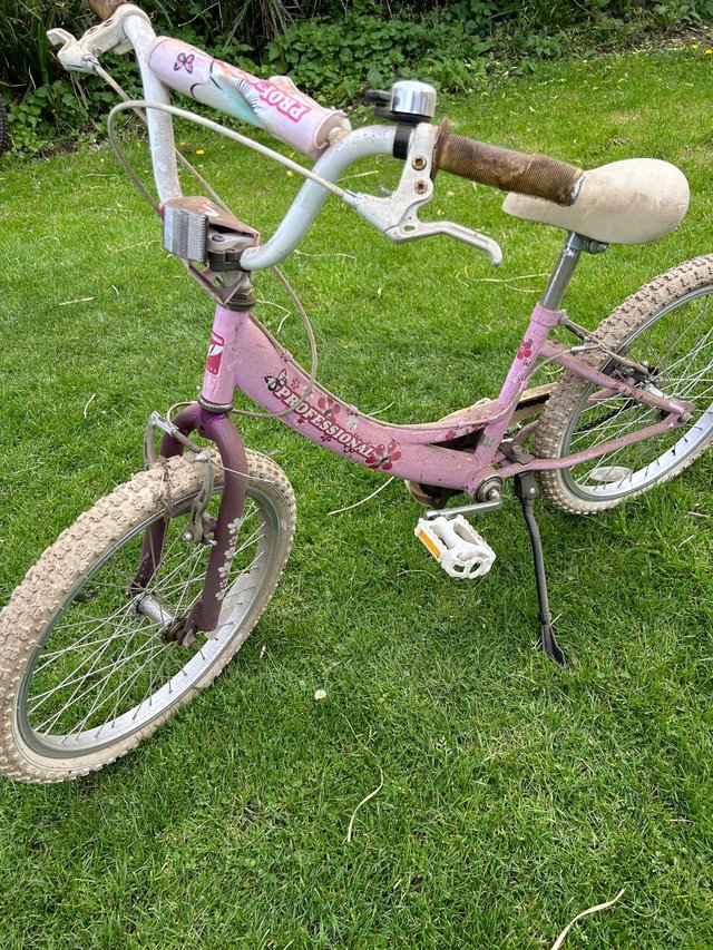 Preview of the first image of Girls pink bike 20 inch essex.