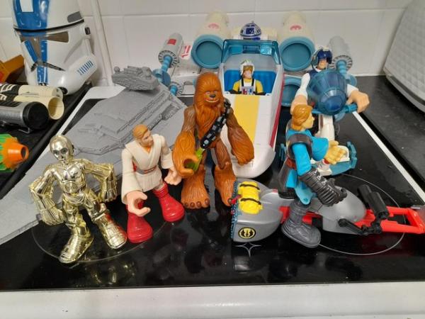 Image 2 of Starwars figures and ship