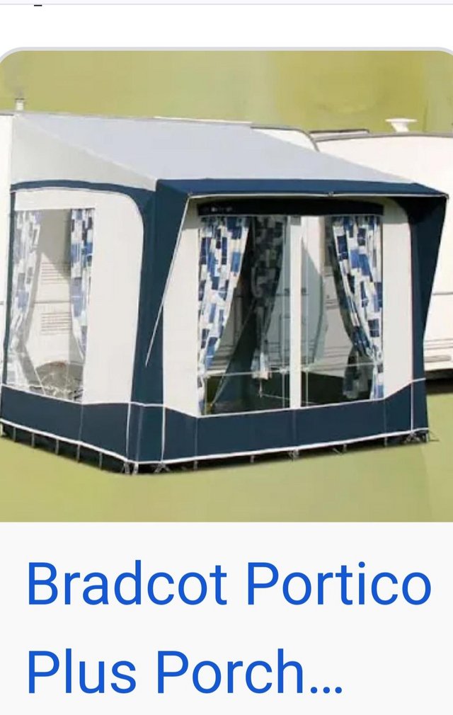 Preview of the first image of Bradcot portico plus awning.