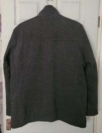 Image 2 of Mens Charcoal Grey Coat By Florence & Fred At Tesco  Size XL