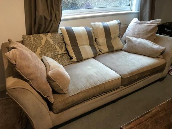 Image 3 of Beige 2-Seater Couch - £30!
