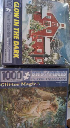 Image 2 of Various unopened 500/1000 piece puzzles