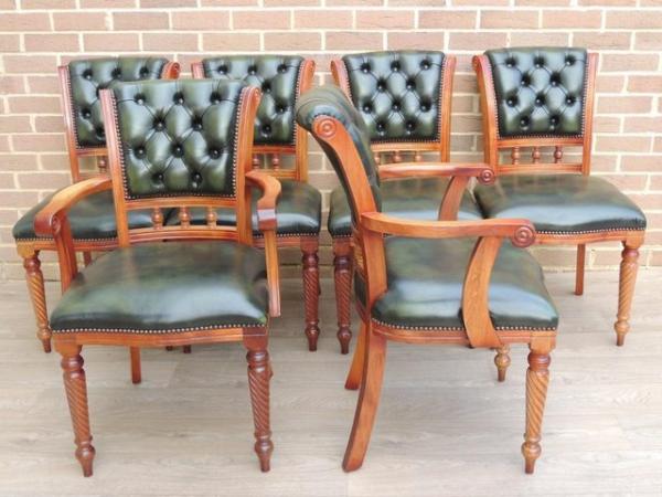 Image 13 of 6 Chesterfield Luxury Dining Chairs (UK Delivery)