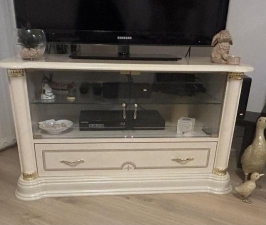Image 3 of Italian Display Cabinets x 3 plus matching TV Cabinet