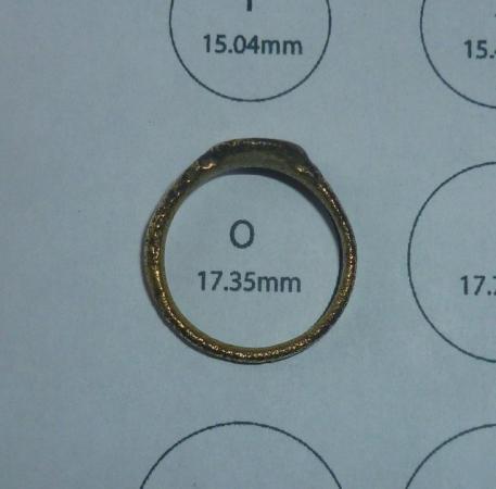 Image 15 of Ancient Antique Genuine Medieval Bronze Ring (5125)