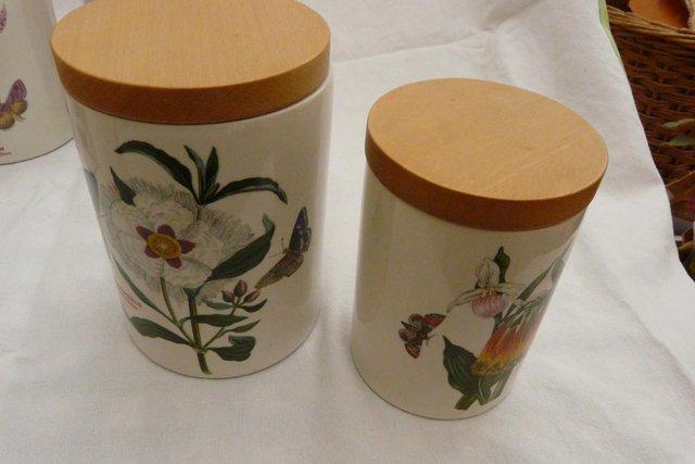 Preview of the first image of Collection of  Portmeirion  storage canisters.