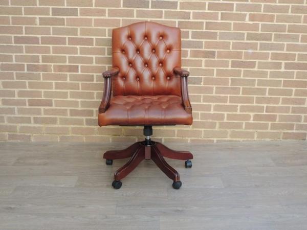Image 3 of Chesterfield Tan Gainsborough Chair (UK Delivery)