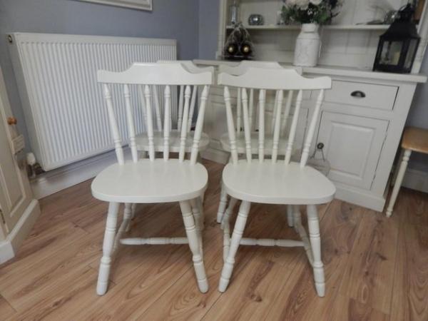Image 12 of Vintage Pine Kitchen / Dining table & 4 chairs