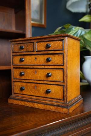 Image 10 of Victorian Style Apprentice Piece Small Drawers Dressing