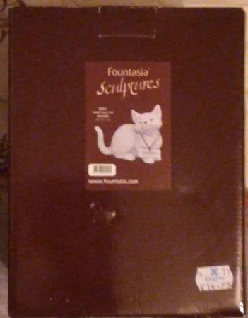 Image 1 of Fountasia Cat Sculpture (boxed/new)