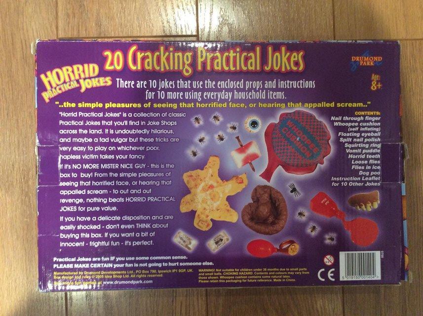 Preview of the first image of Horrid Practical Jokes (fun toy) (reduced to £5).