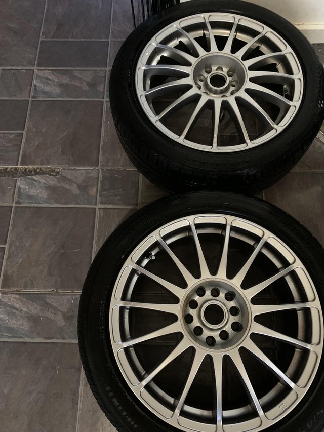 Preview of the first image of 17” Monza R alloys with Delente tyres.