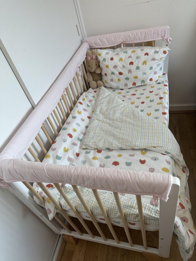Preview of the first image of KinderKraft Cot for babies.