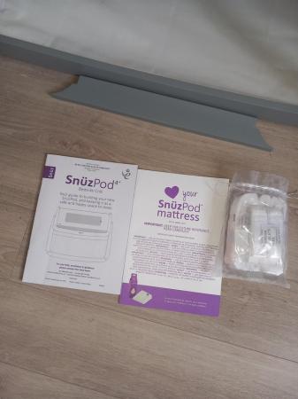 Image 2 of SnuzPod4 bedside crib - grey