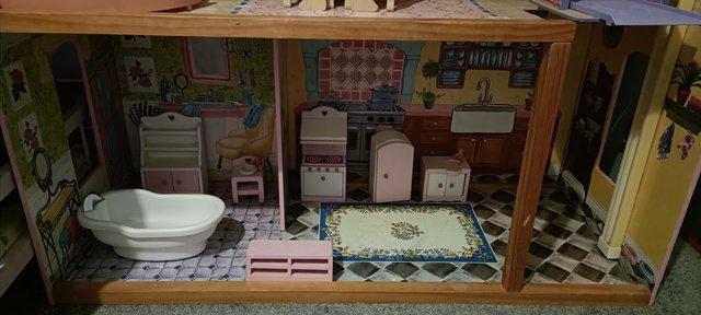 Image 3 of 3 Tier wooden doll house