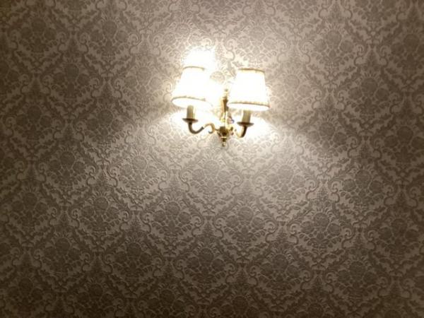 Image 2 of Wall lights with white shades
