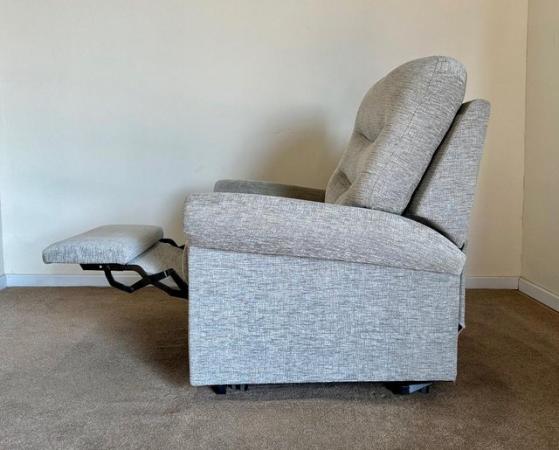 Image 14 of GPLAN ELECTRIC RISER RECLINER DUAL MOTOR GREY CHAIR DELIVERY