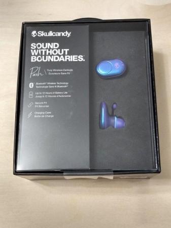 Image 17 of Skullcandy Push True Wireless Earbuds Blue Limited Edition