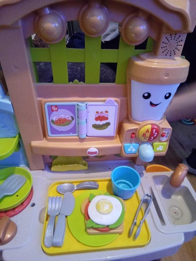 Preview of the first image of Fisherprice garden to kitchen pretend play.
