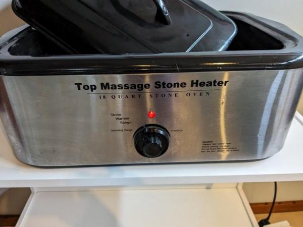 Image 1 of 17 litre Hot Stone Heater / Slow cooker / Pot Roaster