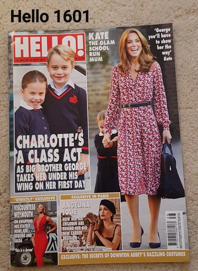 Preview of the first image of Hello Magazine 1601 - Kate, Glam School Mum, & Charlotte.