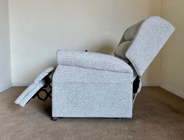 Image 9 of REPOSE ELECTRIC RISE RECLINER DUAL MOTOR CHAIR GREY DELIVERY