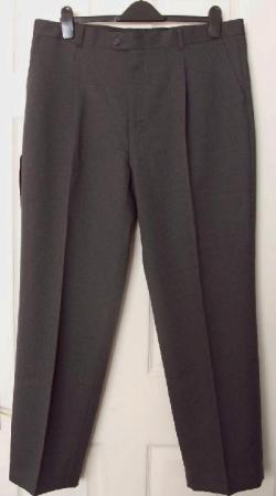 Image 1 of Bnwt Dark Grey Trousers By Taylor & Wright - Size 38W/29L