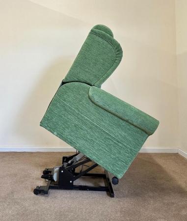 Image 16 of LUXURY ELECTRIC RISER RECLINER MINT GREEN CHAIR CAN DELIVER