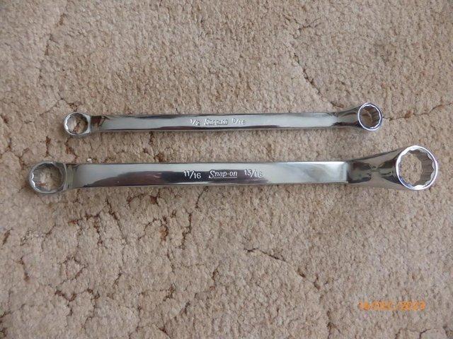 Snap-On Flankdrive Ring Wrenches/Spanners Imperial Unused — photo 2 of 2