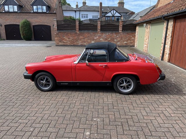 Preview of the first image of MG MIDGET 1500 1977 RED Excellent condition throughout..
