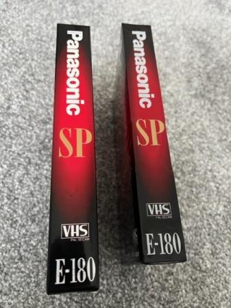 Image 3 of VHS Video Tapes x2 (sealed) - Panasonic E-180
