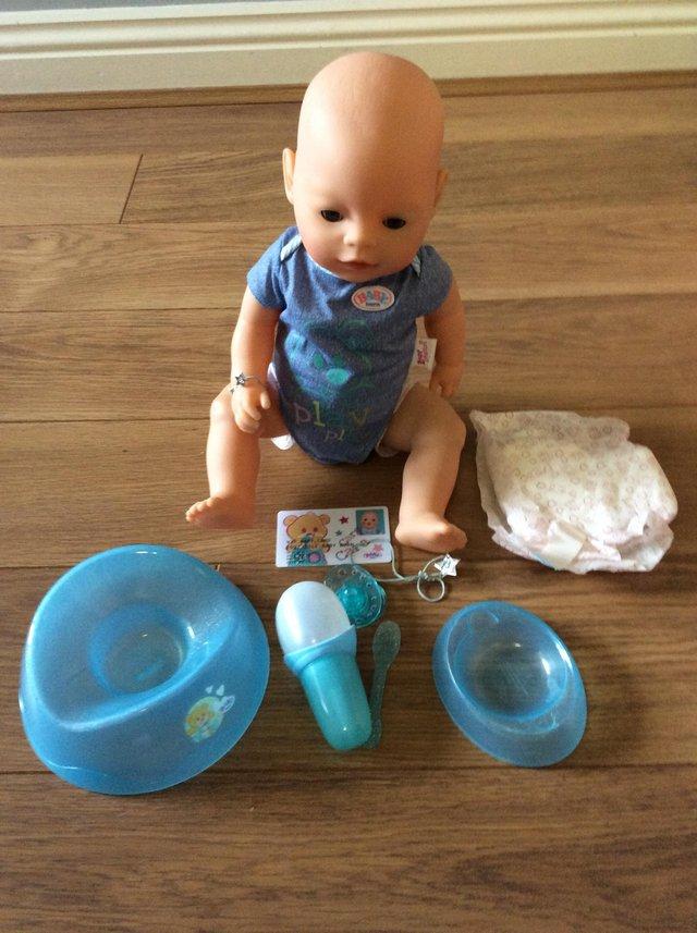 Preview of the first image of Baby Born Interactive Boy Doll.