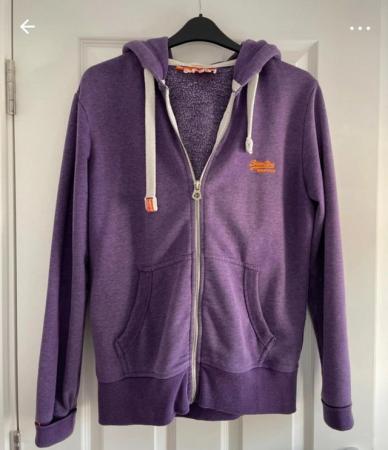Image 1 of Superdry hoodie - size L Purple