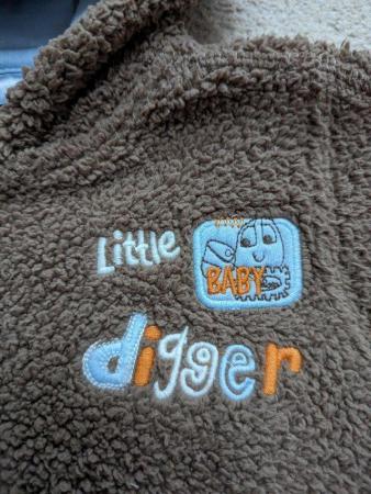 Image 2 of Cherokee, Little Digger, Hooded Long Sleeve Plush Boy's Top