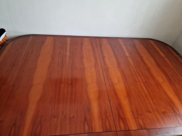 Image 1 of 5ft  double pedestal dining table. FREE