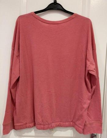 Image 13 of Two Marks and Spencer Pyjama Lounge Tops Blue Pink Size 14