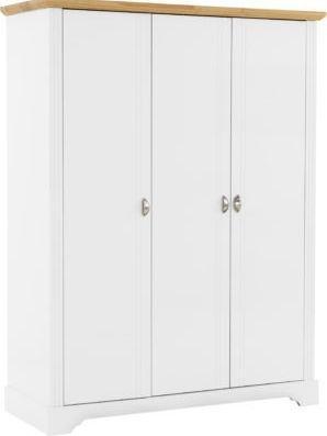 Preview of the first image of Toledo 3 door wardrobe in white/oak.