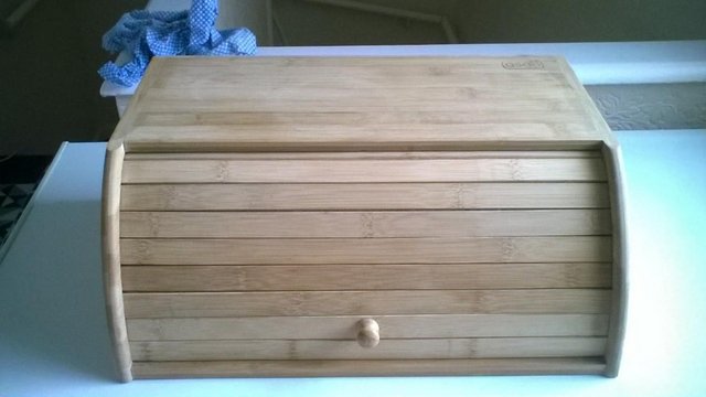 Preview of the first image of ASAB BAMBOO BREAD BIN FOR SALE.