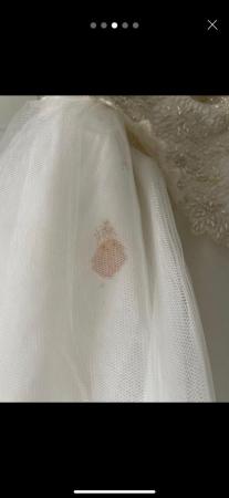 Image 3 of Wedding dress, good condition with no rips