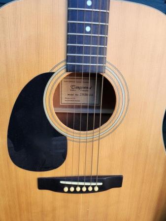 Image 3 of Tanglewood genuine acoustic guitar with bag holdle carry str