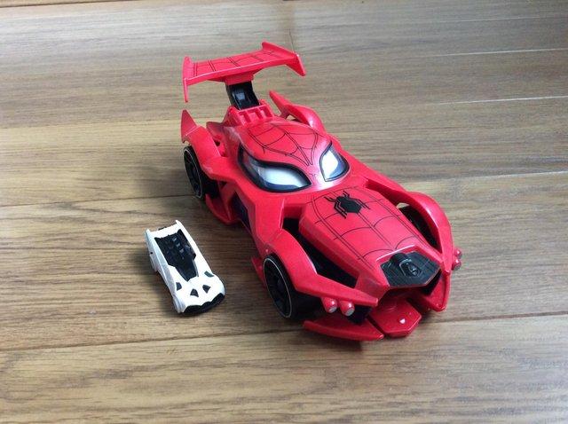 Preview of the first image of Hot Wheels Marvel Spider-Man Web Car Launcher.