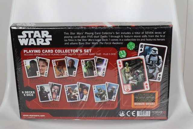 Preview of the first image of Star Wars Playing Card Game Collector's set..