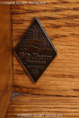 Image 44 of OLD CHARM LIGHT OAK PHONE LAMP TABLE BEDSIDE CABINET STAND
