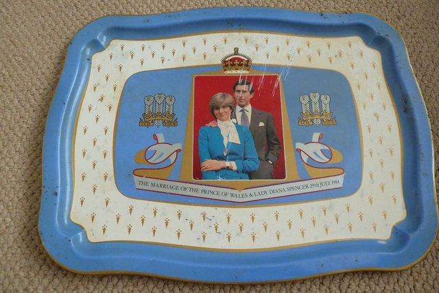 Image 2 of Prince Charles & Lady Diana Commemorative Tray